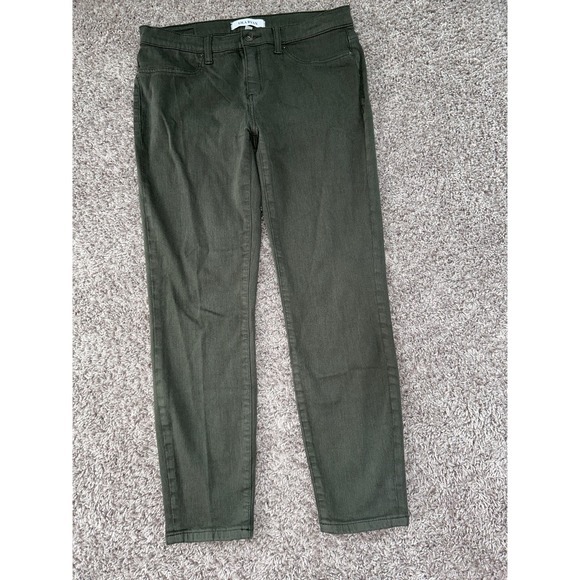Lila Ryan duffel bag green skinny jeans pants zip‎ button stretch camo army 30 - Picture 1 of 9